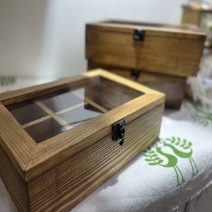 جعبه پذیرایی چوبی مخصوص تی بگ